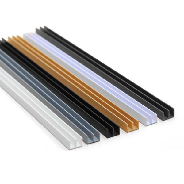 PVC Double Groove Plastic Track - Ha Tai Plastic Profile